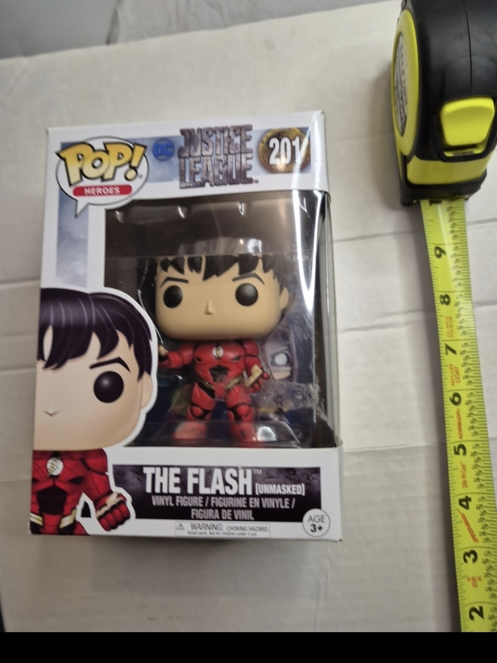 Funko POP! The Flash Unmasked Red Vinyl Figure (Justice League)